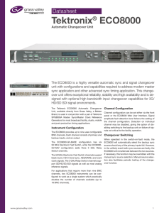 Tektronix® ECO8000