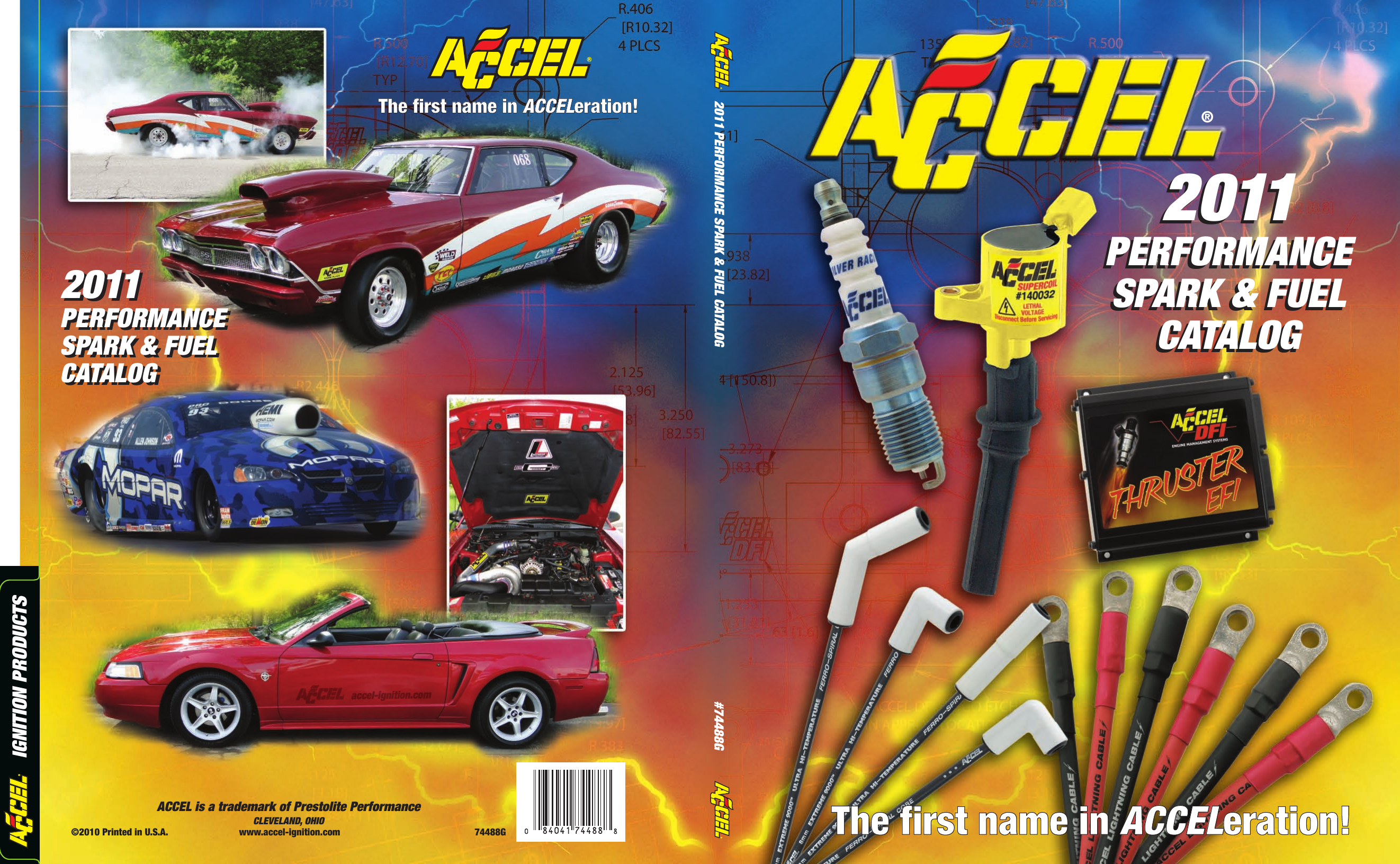 Accel 9043C 8mm Ceramic Boot Spark Plug Wires 1996-2000 Chevy GMC 7.4L Vortec V8