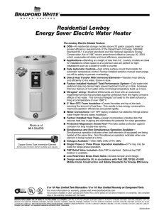 B.W. Short - Water Heaters Only Inc