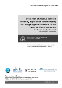 Evaluation of passive acoustic telemetry approaches for monitoring