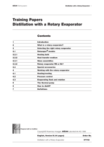 Rotary Evaporators