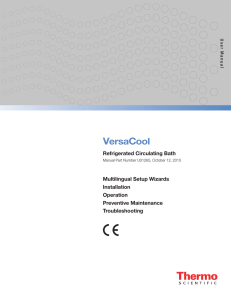 VersaCool user manual - Thermo Fisher Scientific
