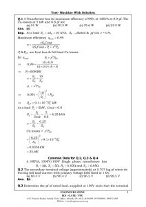 Machine Test Solution