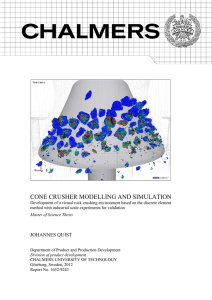 cone crusher modelling and simulation