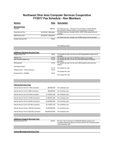 FY17 Non-Member Fees