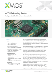 xCORE-Analog Series Product Brief