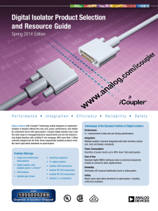 Digital Isolator Product Selection and Resource Guide