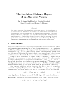The Euclidean Distance Degree of an Algebraic Variety