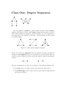 Class One: Degree Sequences