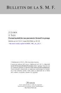Formal moduli for one-parameter formal Lie groups