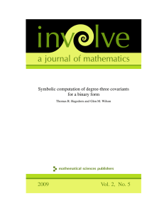 Symbolic computation of degree-three covariants for a binary form