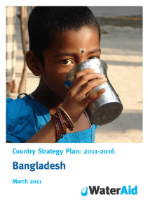 Country Strategy Plan 2011-16: Bangladesh