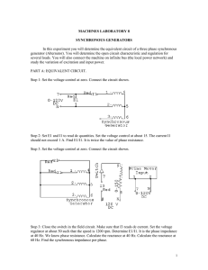 Synchronous Generators