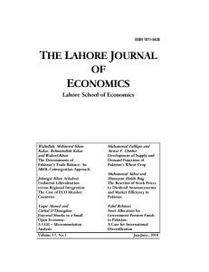 LJE Vol15-1 - Lahore School of Economics