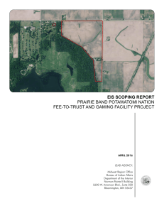 Scoping Report - PRAIRIE BAND POTAWATOMI NATION