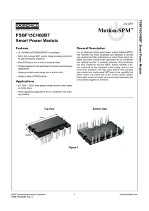 FSBF15CH60BT Smart Power Module