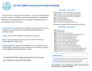 Complete the following questionnaire and record your results in the