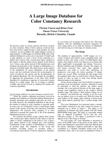 A Large Image Database for Color Constancy Research