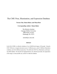 The CMU Pose, Illumination, and Expression Database