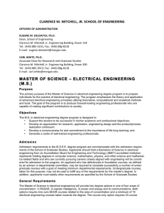 master of science – electrical engineering (ms)