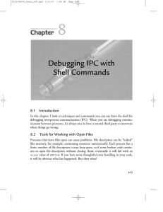 Debugging IPC with Shell Commands