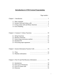 Introduction to UNIX System Programming