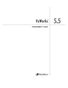 VxWorks Programmer`s Guide