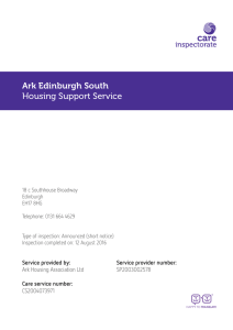 Ark Edinburgh South Housing Support Service