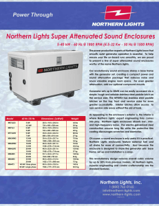 Northern Lights Super Attenuated Sound Enclosures