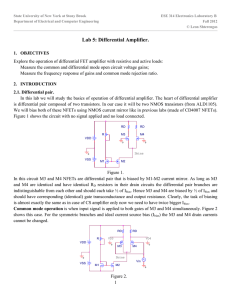 Lab 5: Differential Amplifier.