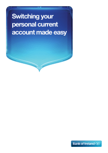 Switching your personal current account made easy