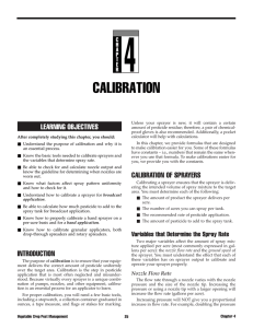 calibration - Integrated Pest Management