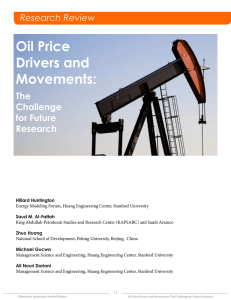 Oil Price Drivers and Movements
