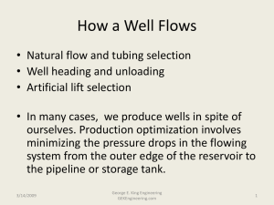 How a Well Flows - George E King Petroleum Engineering Oil and