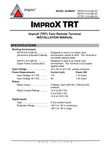 ImproX (TRT) Twin Remote Terminal