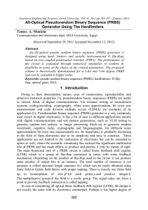 All-Optical Pseudorandom Binary Sequence (PRBS) Generator