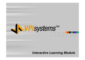 Interactive Learning Module