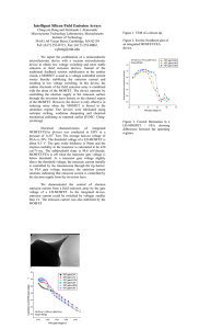 Intelligent Silicon Field Emission Arrays