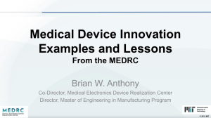 Medical Device Innovation Examples and Lessons
