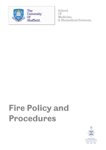 Fire Policy and Procedures