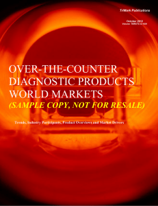 over-the-counter diagnostic products world markets