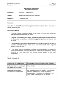 Item 6 - Armed Forces Community Covenant