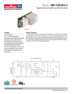 OKR-T/30-W12-C - power, Murata