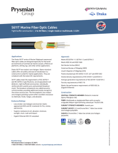 S611T Marine Fiber Optic Cables