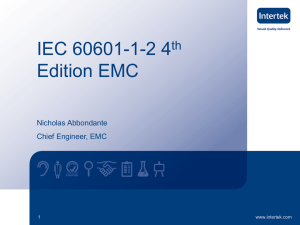 IEC 60601-1-2 4th Edition EMC - psma.com | Power Sources