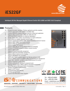 iES22GF - iS5 Communications