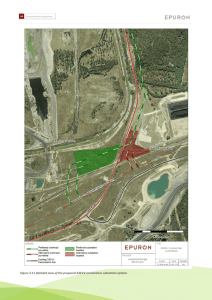 Figure 3-11 Detailed view of the proposed 330 kV connections