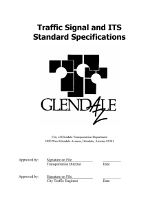 Traffic Signal and ITS Standard Specifications
