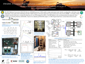 SWARM: A Compact High Resolution CASPER Correlator and