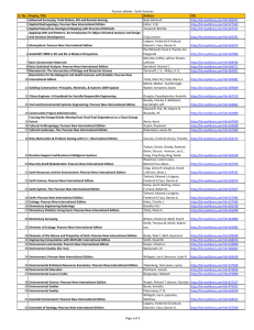 Pearson eBooks - Earth Sciences Sr. No. Display_Title Authors URL